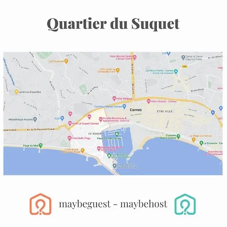 C038-elegant A Few Steps From Beaches - Le Suquet Apartment